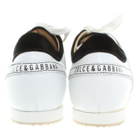Dolce & Gabbana Sneakers in bianco / nero