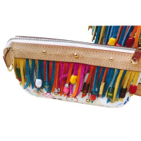 Louis Vuitton "Bucket Bag Multicolore Fringe" avec Pochette