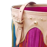 Louis Vuitton "Bucket Bag Multicolore Fringe" with Pochette