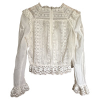 Zimmermann Top Cotton in White