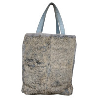 Chanel Tote Bag avec garniture de fourrure de lapin