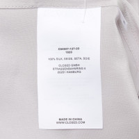 Closed blouse de soie en gris