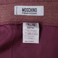 Moschino Uitgegeven rok in mini-lengte