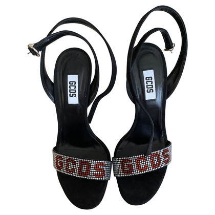 Gcds Sandals Suede in Black