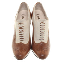 Bally Ankle boots in brown / cream