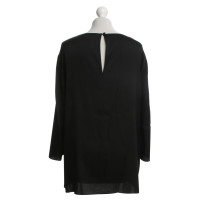 Hugo Boss Zijden blouse in zwart