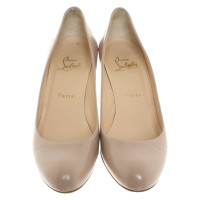 Christian Louboutin Pumps/Peeptoes Leather in Nude