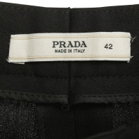 Prada Pleated pants in black