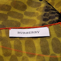 Burberry sciarpa di chiffon di seta con motivo a quadri