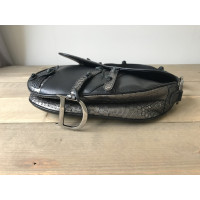 Christian Dior Saddle Bag Leather in Black