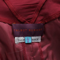 Talbot Runhof Dress Silk in Bordeaux