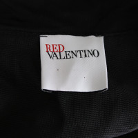 Red Valentino Kleid aus Viskose in Schwarz