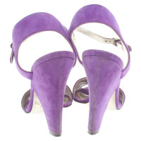 Dolce & Gabbana Wildlederpumps in Violett