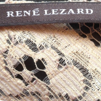 René Lezard Vestito a trapezio in pizzo