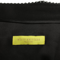 Altre marche Knitters spiritoso - Blusa in seta nero