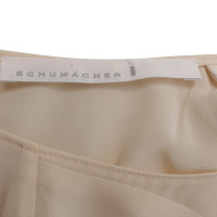 Schumacher camicetta di seta in crema