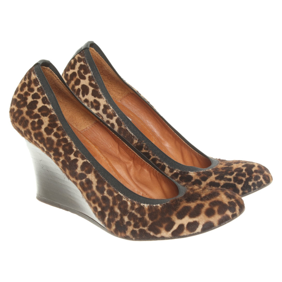 Lanvin Wedges aus Pelz