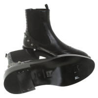 Balenciaga Stiefeletten aus Leder in Schwarz