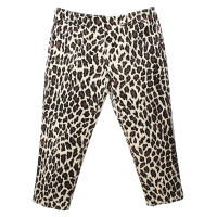 Msgm Pantalon avec imprimé léopard