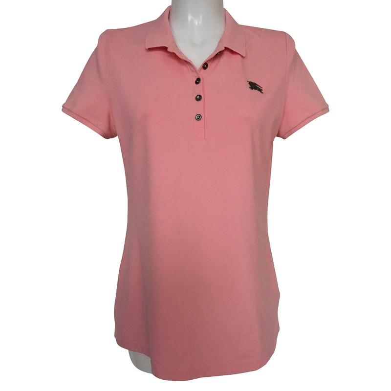 red burberry polo shirt