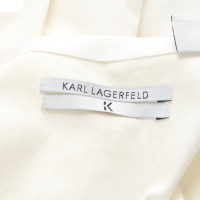 Karl Lagerfeld Vestito in Cotone in Bianco