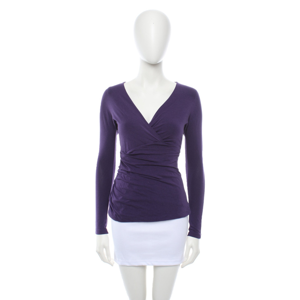 Carven Oberteil aus Jersey in Violett