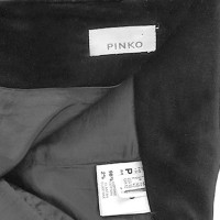 Pinko Black velvet skirt