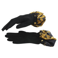 Hermès Gloves Suede in Black