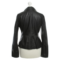 René Lezard Leather jacket in black