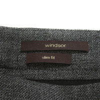 Windsor Hose aus Wolle in Grau