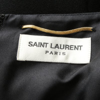 Saint Laurent Robe en Laine en Noir