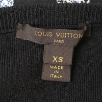 Louis Vuitton Robe en noir et blanc