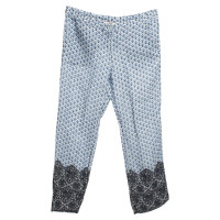 Tory Burch Linen trousers with pattern