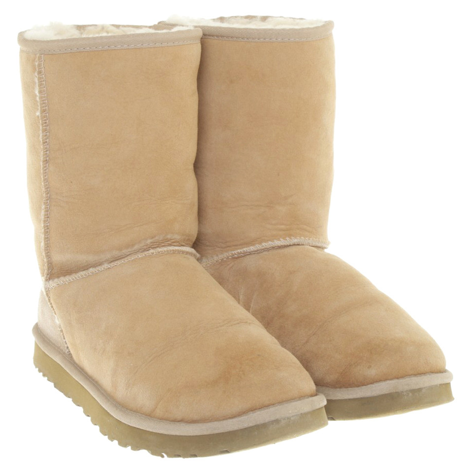 Ugg Australia stivali di camoscio in beige