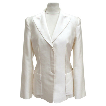 Giorgio Armani Suit Silk in Cream