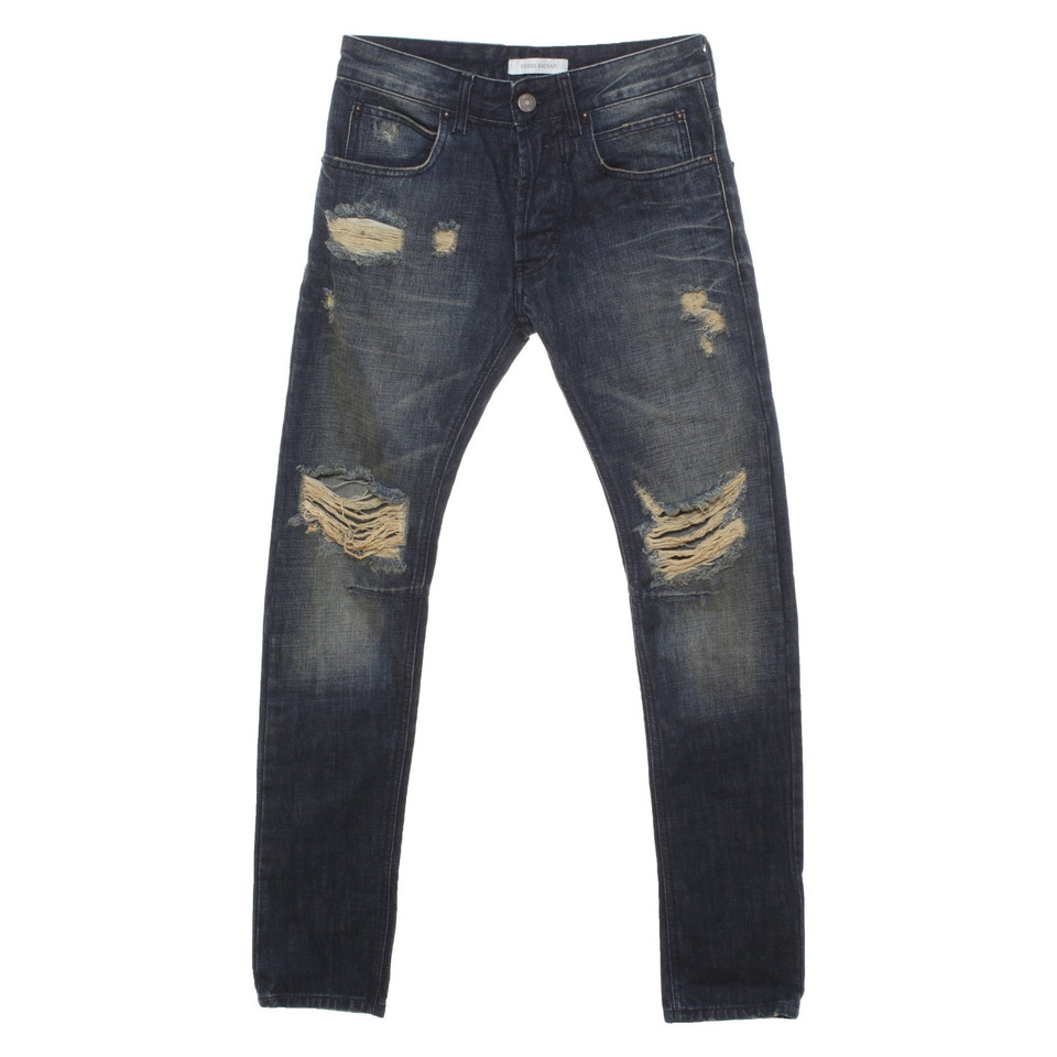 Pierre Balmain Jeans in Cotone in Blu