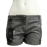 Costume National Short en Coton en Gris