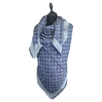 Louis Vuitton Echarpe/Foulard en Soie en Bleu