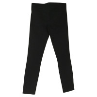 Helmut Lang Leather and cotton jeans