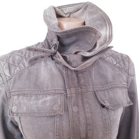Yves Saint Laurent Jacket/Coat Jeans fabric in Grey