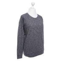 Closed Sweatshirt in grijs / wit