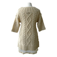 Twin Set Simona Barbieri Long sweater with lace