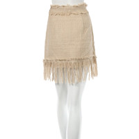 Msgm Skirt Cotton in Beige