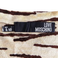 Moschino Love Bluse mit Tiger-Print