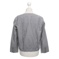 Aspesi Jacke/Mantel aus Baumwolle in Grau