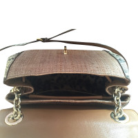 Dolce & Gabbana Tote Bag aus Bast/Python/Leder