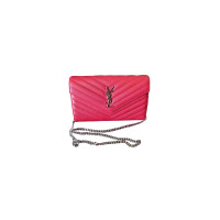 Saint Laurent Classic Monogram in Pelle in Rosa