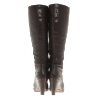 Costume National Leather boots in brown