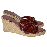 Burberry Wedges in Bordeaux