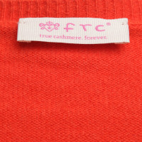 Ftc Kaschmir-Strickjacke in Rot